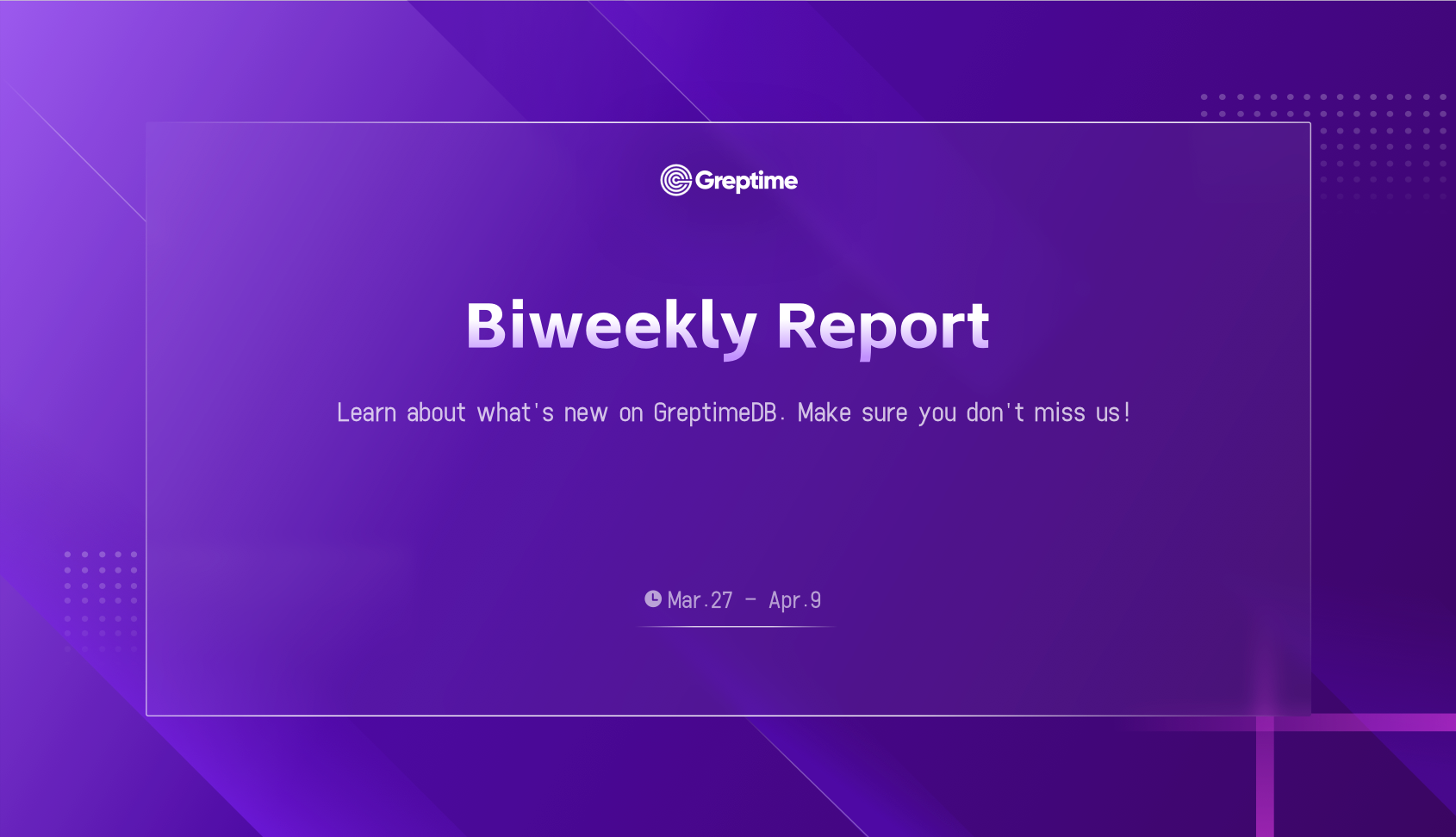 Append-only Mode Goes Live - Effortless Duplication Data Storage | Greptime Biweekly Report