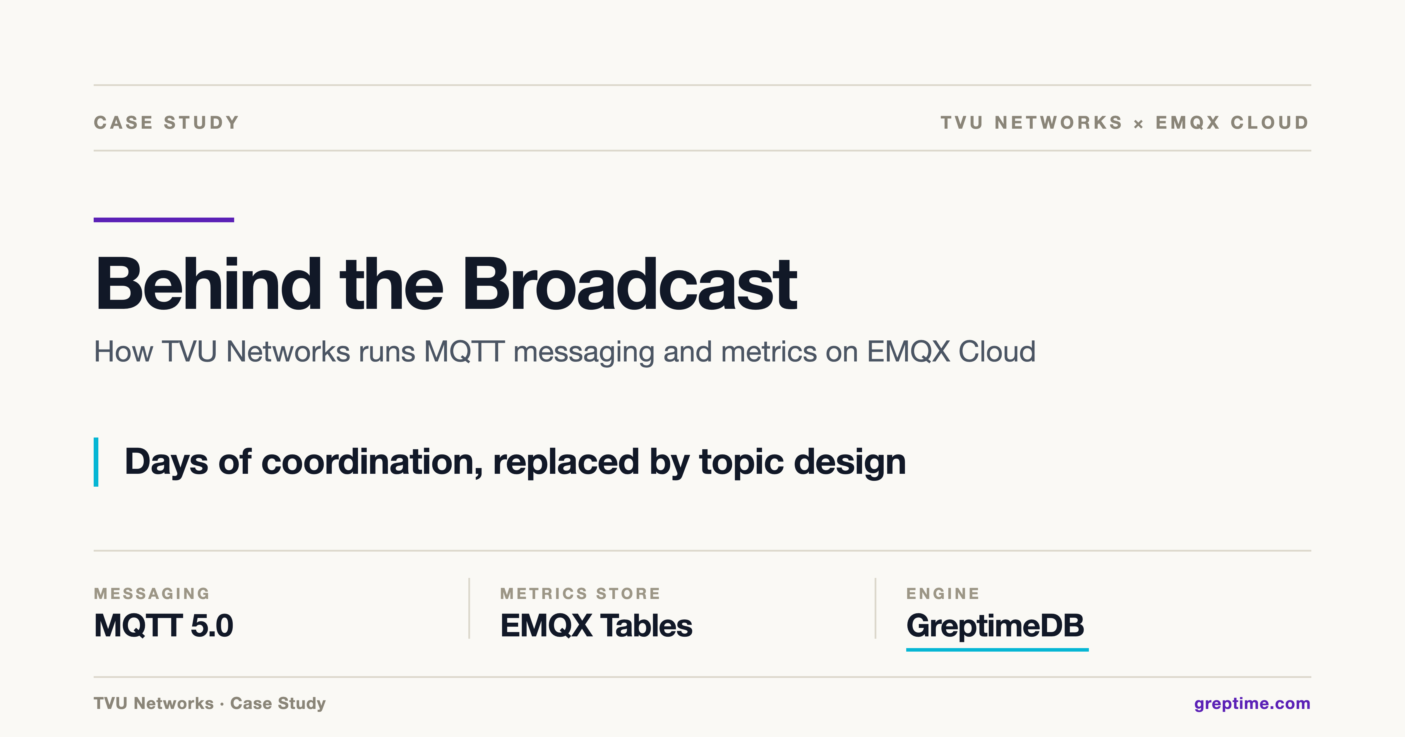 Behind the Broadcast: How TVU Networks Runs MQTT Messaging and Metrics on EMQX Cloud
